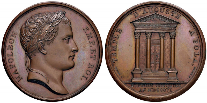 MEDAGLIE NAPOLEONICHE DEL 1806 E 1807 Medaglia 1806 Conquista dell’Istria - Opus...