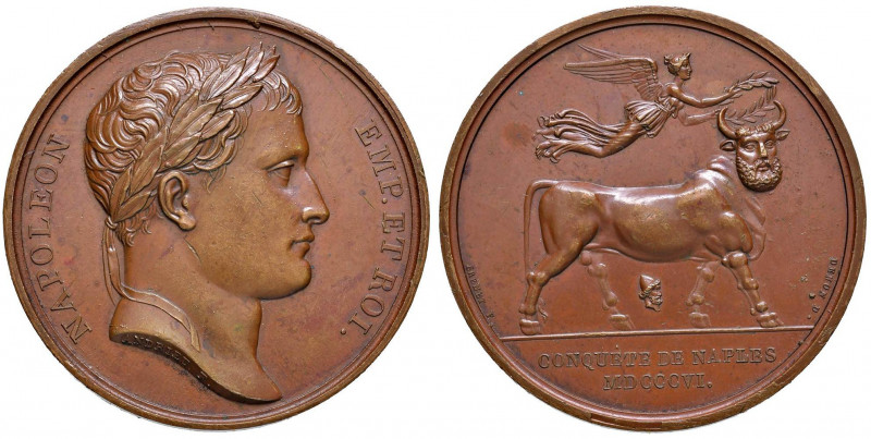 MEDAGLIE NAPOLEONICHE DEL 1806 E 1807 Medaglia 1806 Conquista di Napoli - Opus: ...