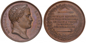 MEDAGLIE NAPOLEONICHE DEL 1806 E 1807 Medaglia 1806 Visita del principe di Bade alla zecca di Parigi - Opus: Andrieu e Brenet - Bramsen 518 - AE (g 35...