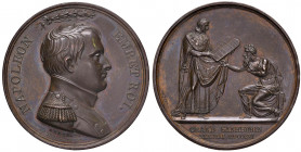 MEDAGLIE NAPOLEONICHE DEL 1806 E 1807 Medaglia 1806 Napoleone convoca in Parigi il Gran sinedrio degli Ebrei - D/ Busto di Napoleone in uniforme a dx ...