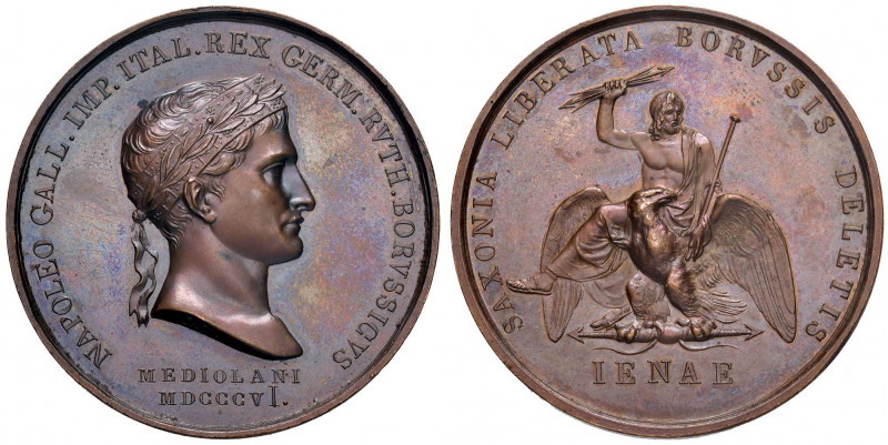 MEDAGLIE NAPOLEONICHE DEL 1806 E 1807 Medaglia 1806 La Battaglia di Jena - Opus:...