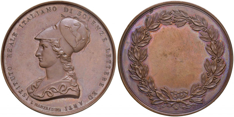 MEDAGLIE NAPOLEONICHE DEL 1806 E 1807 Medaglia 1806 Istituto reale italiano di S...