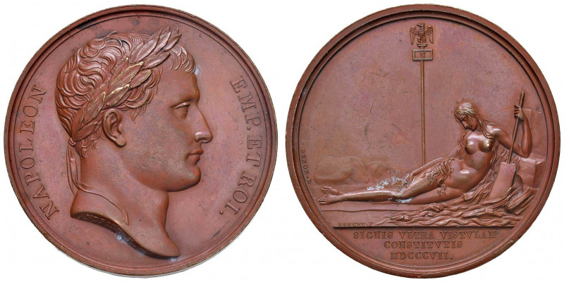MEDAGLIE NAPOLEONICHE DEL 1806 E 1807 Medaglia 1807 L’armata francese oltrepassa...