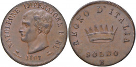 Napoleone (1805-1814) Bologna - Soldo 1807 - Gig. 203 CU (g 10,45) RR Dalla nostra asta Nomisma 40 lotto 952

 

SPL+/qFDC