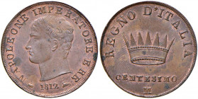 Napoleone (1805-1814) Milano - Centesimo 1812 - Gig. 249 CU (g 1,90)

 

FDC