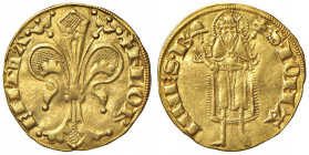 FIRENZE Repubblica (sec. XIII-1532) Fiorino con simbolo cappello, 1252-1303 - Bernocchi 177 AU (g 3,49) RRR Modesta ondulazione del tondello

 

S...