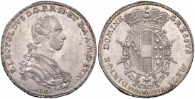 FIRENZE Pietro Leopoldo (1765-1790) Mezzo Francescone 1779 - MIR 387/2 AG (g 13,65) RR Bellissimo esemplare

 

SPL/FDC