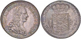 FIRENZE Pietro Leopoldo (1765-1790) Mezzo francescone 1790 - MIR 398 AG (g 13,68) RR Bella patina delicata

 

SPL+