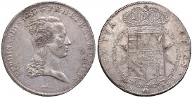 FIRENZE Ferdinando III (1790-1801) Francescone 1799 - MIR 404/2; Gig. 23 (indicato R/4 senza valutazione!) AG (g 27,30) RRRR

 

BB