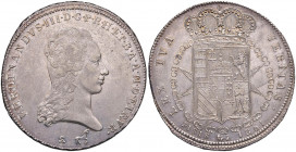 FIRENZE Ferdinando III (1790-1801) Francescone 1801 1 rovesciati - MIR 405/10 AG (g 27,32) RR Rarissimo francescone da 10 Paoli 2° tipo e conservazion...