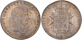 FIRENZE Leopoldo II (1824-1859) Francescone 1856 - MIR 449/3 AG (g 27,45) 

 

SPL+/qFDC
