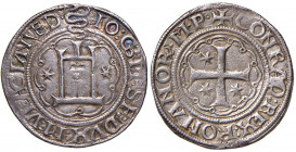 GENOVA Gian Galeazzo Maria Sforza (1488-1494) Lira o testone da 20 soldi - MIR 137 AG (g 13,38) RRR Bellissimo esemplare e tipologia difficilmente rep...