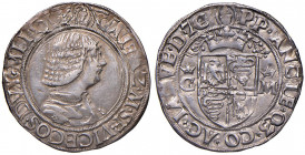MILANO Galeazzo Maria Sforza (1468-1476) Mezzo testone Testa piccola - MIR 202/1 AG (g 5,17) RRR Ribattuto al D/ ma comunque un esemplare di bella qua...