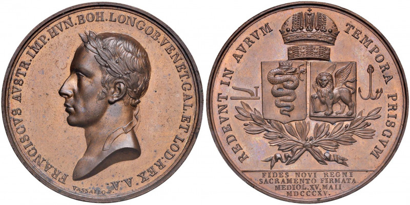 MILANO Francesco I d’Austria (1815-1835) Medaglia 1815 per il giuramento - Opus:...