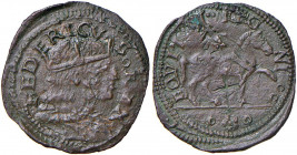 NAPOLI Federico III d’Aragona (1496-1501) Cavallo simbolo rosetta - CNI 164; Jordi Vall-llosera 2016, p. 348, n. 241 CU (g 1,79) RRRR Bellissimo esemp...