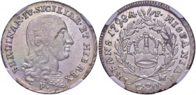 NAPOLI Ferdinando IV (1759-1799) 20 Grana 1798 - Magliocca 284 AG In slab NGC MS 62 452158-011 

 

FDC