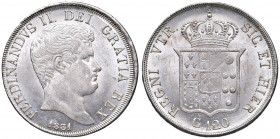 NAPOLI Ferdinando II (1830-1859) Piastra 1831 - Magliocca 536 AG (g 27,57) Leggera abrasione sul bordo

 

qFDC