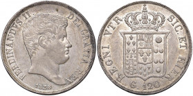 NAPOLI Ferdinando II (1830-1859) Piastra 1838 - Magliocca 544 AG (g 27,53) Fondi speculari

 

FDC