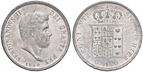 NAPOLI Ferdinando II (1830-1859) Piastra 1840 - Magliocca 548 AG (g 27,54)

 

FDC
