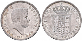 NAPOLI Ferdinando II (1830-1859) Piastra 1841 - Magliocca 549 AG (g 27,53) Colpo al bordo 

 

qFDC/FDC