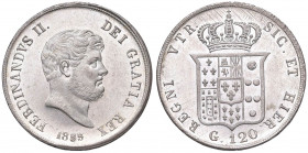 NAPOLI Ferdinando II (1830-1859) Piastra 1855 - Magliocca 565 AG (g 27,50) Esemplare di altissima qualità

 

FDC