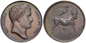 Napoleone (1804-1814) Parigi Medaglia 1806 Napoleone conquista il regno di Napoli - Opus: Jean Bertrand Andrieu, Nicolas Gui Antoine Brenet - D’Auria ...