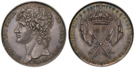 Murat (1808-1815) Medaglia 1809 Per la distribuzione delle bandiere alle legioni provinciali - Opus: Filippo Rega - D’Auria n. 87; Ricciardi n. 82; Si...