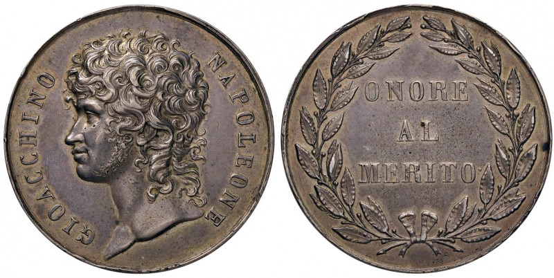 Murat (1808-1815) Medaglia Premio per meriti militari a Napoli - D’Auria n. 92; ...