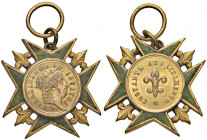 Ferdinando IV (1859 - 1816) Medaglia 1816 Da Ferdinando IV di Borbone per i militari benemeriti durante il decennio di occupazione francese - D’Auria ...