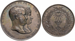 Francesco I (1825-1830) Medaglia 1825 Per l’assunzione al trono - Opus: Francesco D’Andrea e Achille Arnaud - D’Auria n. 144; Ricciardi n. 133 - AG (g...