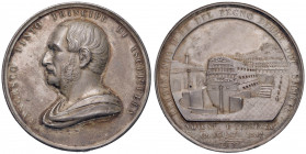 Ferdinando II (1830-1859) Medaglia 1852 Inaugurazione del bacino di carenaggio nel porto di Napoli - Opus: Scipione Catenacci - D’Auria n. 238; Riccia...