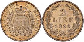 SAN MARINO 2 Lire 1898 - Gig. 25 AG (g 10,01)

 

FDC