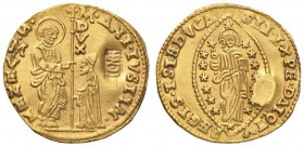VENEZIA Marc’Antonio Giustinian (1684-1688) Zecchino - Pa. 1 AU (g 3,43) Contromarca turca nel campo del D/. Sembra una imitazione locale, molto inter...