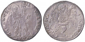 VENEZIA Silvestro Valier (1694-1700) Leone per il Levante sigla E T - Pa. 23 AG (g 26,99) RR Conservazione particolare per questo tipo di moneta

 ...