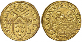 Leone X (1513-1521) Doppio fiorino di camera - Munt. 3 AU (g 6,73) RRR Esemplare di ottima conservazione e largo modulo

 

SPL+