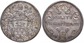 Innocenzo XI (1676-1689) Testone A. VI - Munt. 57 AG (g 9,51) RR 

 

qSPL/SPL