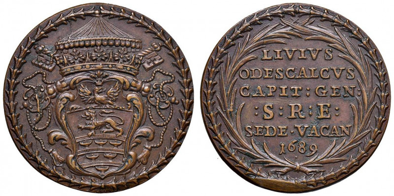 Sede Vacante (1689) Medaglia 1689 emessa dal capitano generale Livio Odescalchi ...