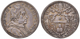 Clemente XI (1700-1721) Giulio A. XII - Munt. 85 AG (g 3,07) RR Bellissima patina iridescente 

 

qFDC