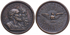 Sede Vacante (1758) Medaglia 1758 emessa per la festività dei Santi Pietro e Paolo - Opus: G. Hamerani - AE (g 13,52 - Ø 31 mm)

 

SPL