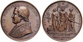 Pio IX (1846-1878) Medaglia 1846 A. I Possesso del Laterano - Opus: Cerbara - AE (g 45,05 - Ø 44 mm) R Conservazione eccezionale

 

qFDC