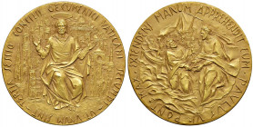 BELLA RACCOLTA DI MEDAGLIA IN ORO DI PAOLO VI Paolo VI (1963-1978) Medaglia 1964 A ricordo dell’apertura della III sessione del Concilio Ecumenico Vat...