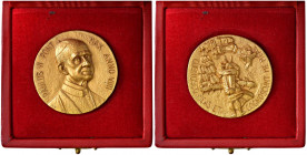 Paolo VI (1963-1978) Medaglia A. IX A ricordo del 9° anno di Pontificato di Paolo VI - Opus: Biancini - De Luca 336 - AU tit. 750% (g 81,80 - Ø 45 mm)...