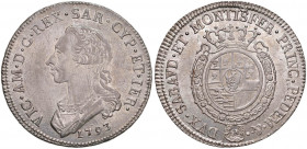 Vittorio Amedeo III (1773-1796) Mezzo scudo 1793 - Nomisma 345 AG (g 17,60) Striature di conio. Fondi lucenti

 

qFDC