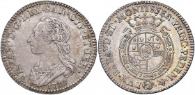 Vittorio Amedeo III (1773-1796) Quarto di scudo 1788 - Nomisma 357 (indicato R/4) AG (g 8,78) RRRR

 

BB/qSPL