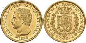 Carlo Felice (1821-1831) 80 Lire 1828 G - Nomisma 528 AU Conservazione eccezionale

 

FDC