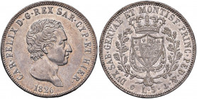 Carlo Felice (1821-1831) 5 Lire 1826 G - Nomisma 564 AG

 

qFDC