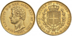 Carlo Alberto (1831-1849) 20 Lire 1831 T FERT - Nomisma 638 AU R

 

SPL