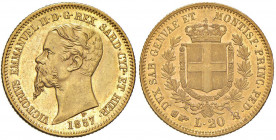 Vittorio Emanuele II (1849-1861) 20 Lire 1857 T - Nomisma 755 AU

 

SPL+