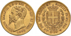 Vittorio Emanuele II (1849-1861) 10 Lire 1853 T - Nomisma 766 AU RRR

 

BB+