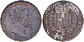Vittorio Emanuele II (1849-1861) Lira 1859 M - Nomisma 808 AG R Patina non omogenea ma piacevole

 

SPL